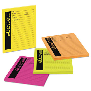 Post-it® Notes Super Sticky Self-stick Message Pad, Energy Boost Collection Colors, 3.88 X 4.88, 50 Sheets-pad, 4 Pads-pack freeshipping - TVN Wholesale